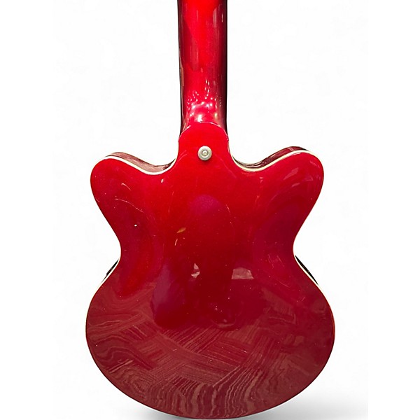 Used Gretsch Guitars G2657T Chrome Red Hollow Body Electric Guitar