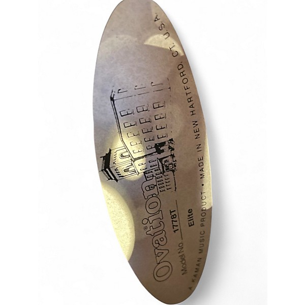 Used Ovation 1778T ELITE Black Acoustic Electric Guitar