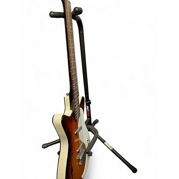 Used Danelectro 59m 2 Tone Sunburst Hollow Body Electric Guitar