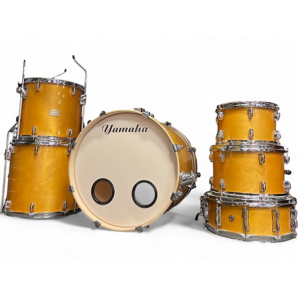 Used Yamaha 6 Piece Stage Custom Natural Drum Kit