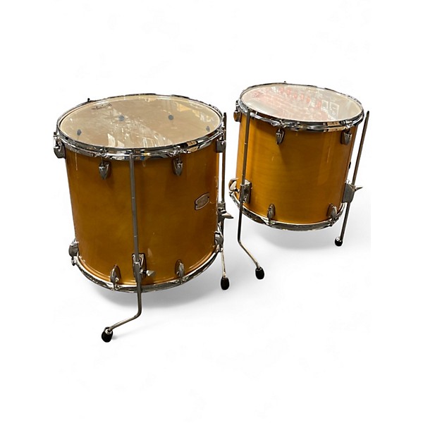 Used Yamaha 6 Piece Stage Custom Natural Drum Kit