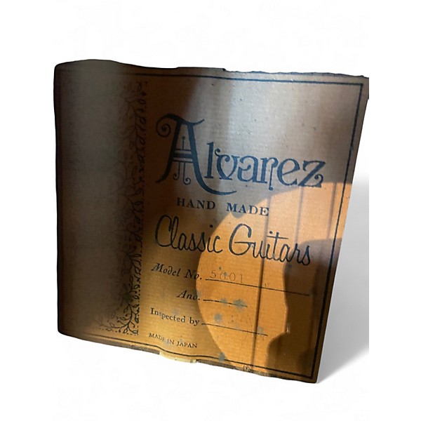 Used Alvarez 5001 Natural Classical Acoustic Guitar