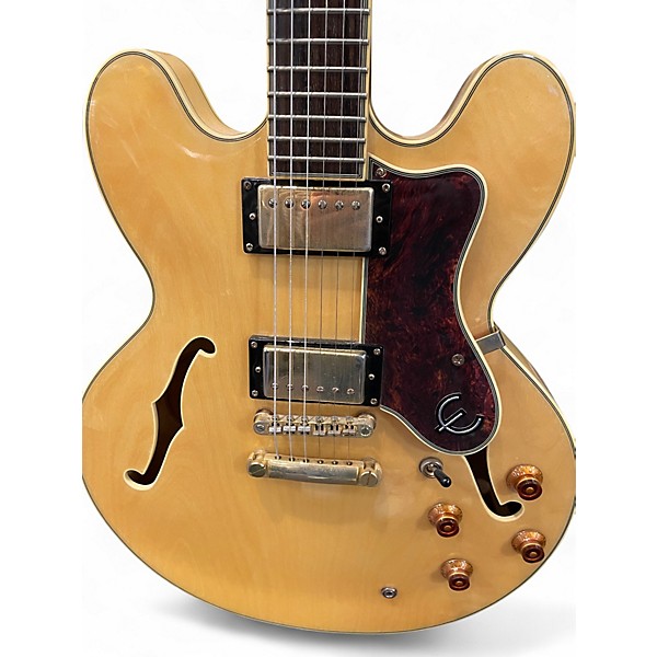 Used Epiphone Sheraton II Natural Hollow Body Electric Guitar