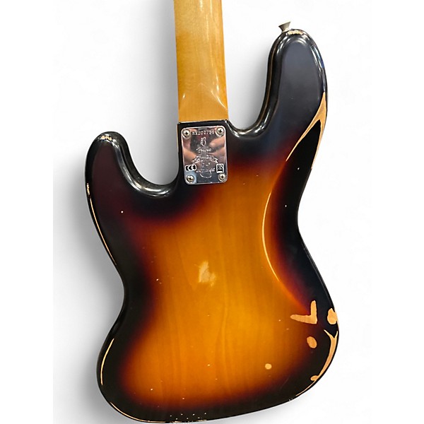 Used Fender Road Worn 1960S Jazz Bass 3 Tone Sunburst Electric Bass Guitar
