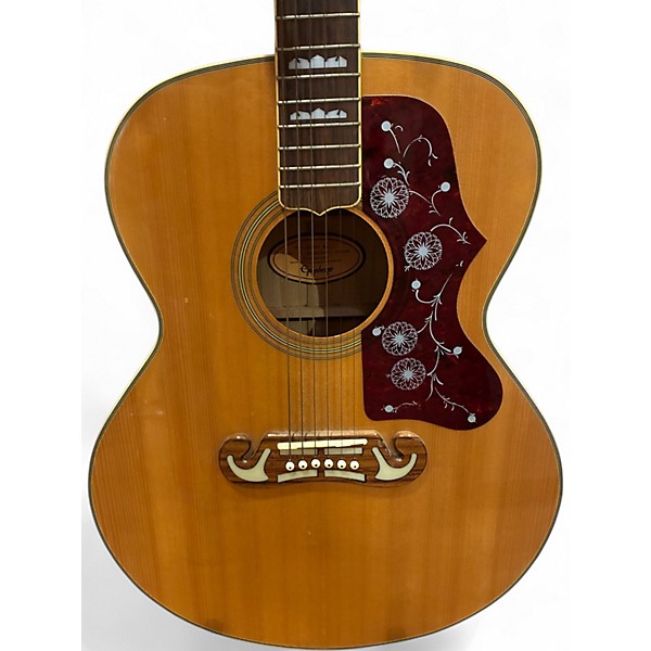 Used Epiphone EJ200 Natural Acoustic Guitar