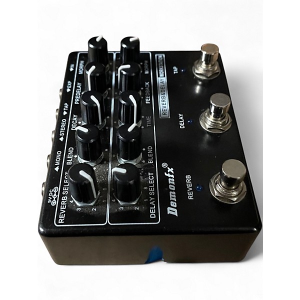 Used Demonfx REVERB AND DELAY WORKSTATION Effect Pedal