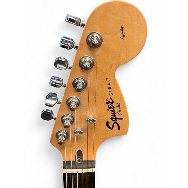 Used Squier Affinity Stratocaster Black Solid Body Electric Guitar