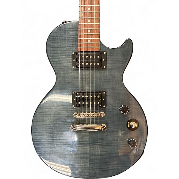 Used Epiphone Les Paul Special II Plus Trans Black Solid Body Electric Guitar