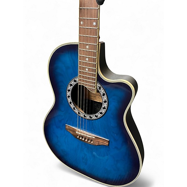 Used Indiana Shannondale SRB-BLS Blue Burst Acoustic Electric Guitar