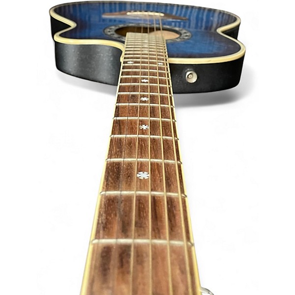 Used Indiana Shannondale SRB-BLS Blue Burst Acoustic Electric Guitar