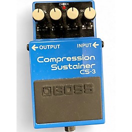 Used BOSS CS3 Compressor Sustainer Effect Pedal