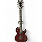 Used Schecter Guitar Research Damien Elite Solo Transparent Red Solid Body Electric Guitar thumbnail