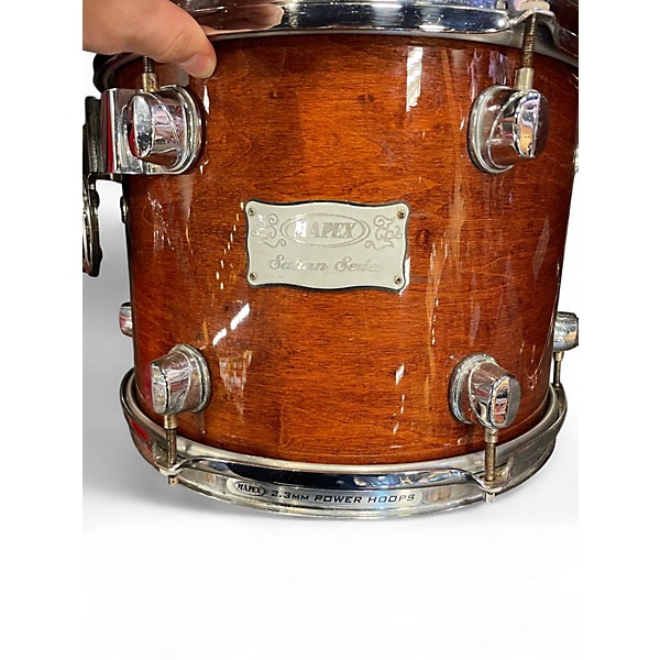 Used Mapex 4 Piece Saturn Series Antique Natural Drum Kit