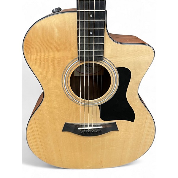 Used Taylor 114CE Natural Acoustic Electric Guitar