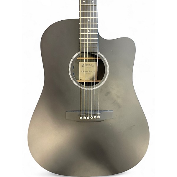 Used Martin DC-X1E Black Acoustic Electric Guitar