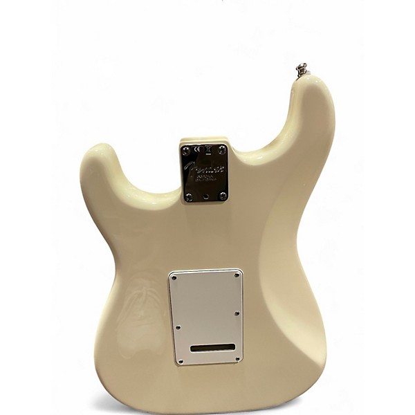 Used Fender American Standard Stratocaster Olympic White Solid Body Electric Guitar