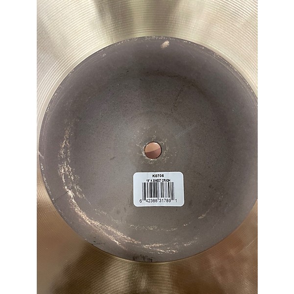 Used 2020s Zildjian 19in K Sweet Crash Cymbal