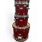 Used Mapex 6 Piece Pro M Burgundy Red Drum Kit