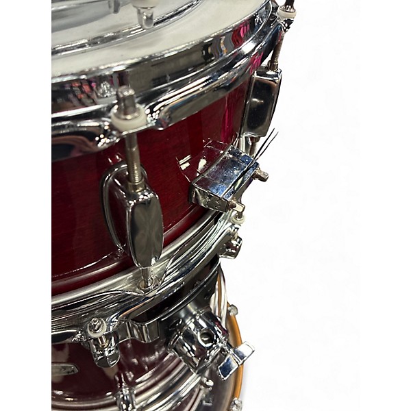 Used Mapex 6 Piece Pro M Burgundy Red Drum Kit