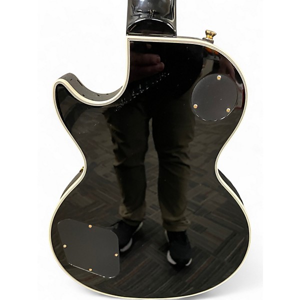 Used Epiphone Les Paul Custom Black Solid Body Electric Guitar