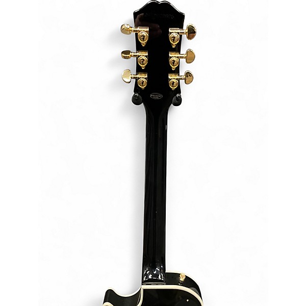 Used Epiphone Les Paul Custom Black Solid Body Electric Guitar