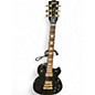 Used Gibson Les Paul Studio Black and Gold Solid Body Electric Guitar thumbnail