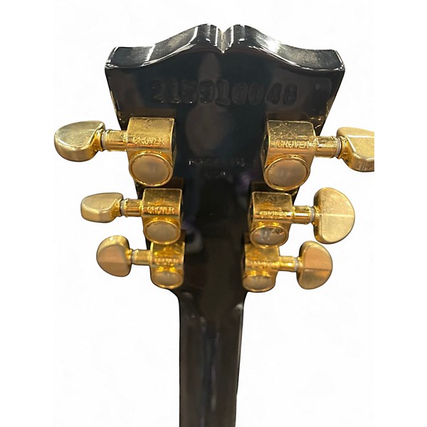 Used Gibson Les Paul Studio Black and Gold Solid Body Electric Guitar