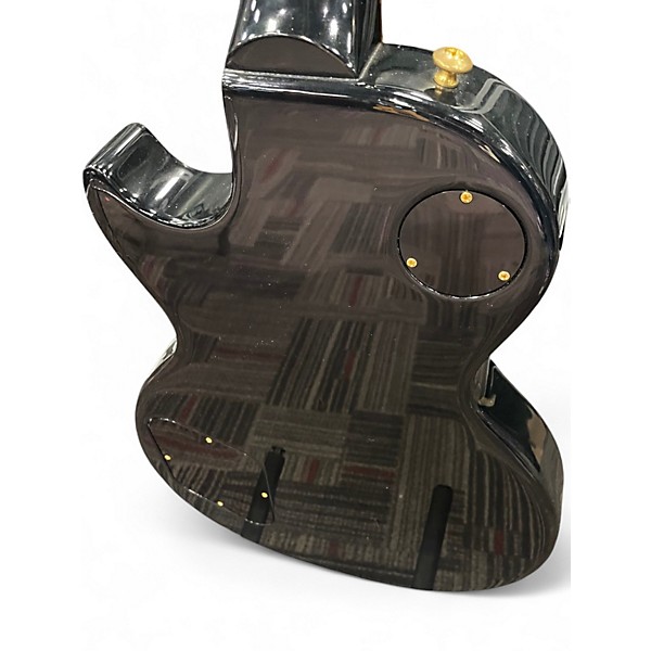 Used Gibson Les Paul Studio Black and Gold Solid Body Electric Guitar