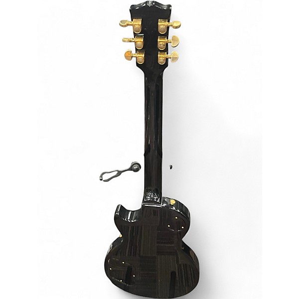 Used Gibson Les Paul Studio Black and Gold Solid Body Electric Guitar
