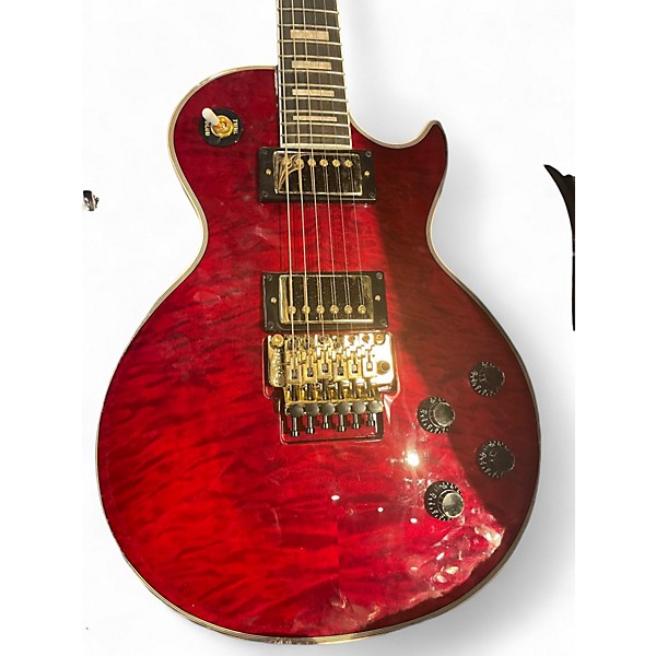 Used Epiphone Alex Lifeason Signature Les Paul Custom Axcess Ruby Solid Body Electric Guitar