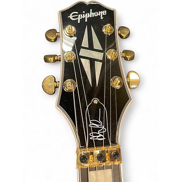 Used Epiphone Alex Lifeason Signature Les Paul Custom Axcess Ruby Solid Body Electric Guitar