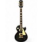Used 2008 Epiphone Les Paul Ultra Trans Black Solid Body Electric Guitar thumbnail