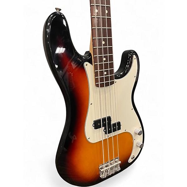 Used Fender Player Precision Bass Tobacco Sunburst Electric Bass Guitar