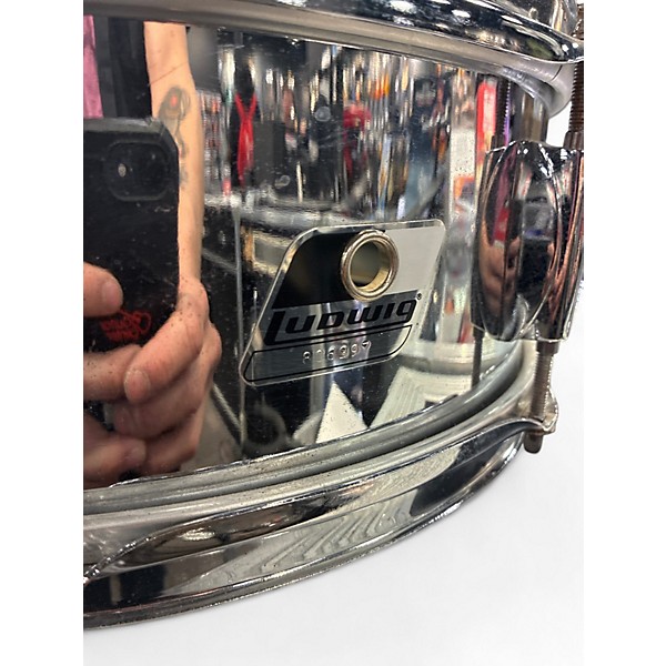 Used Ludwig 5X14 Accent CS Snare Chrome Drum