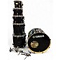 Used Yamaha 6 Piece Stage Custom RAVEN BLACK Drum Kit thumbnail
