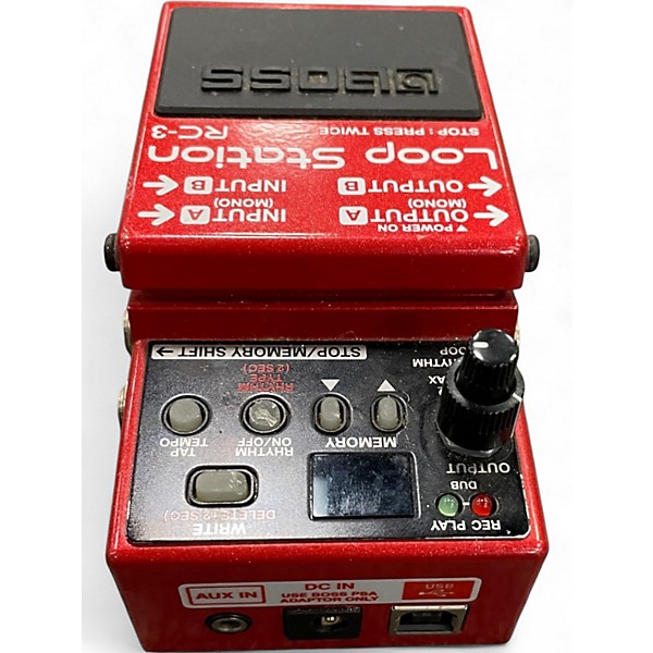 Used BOSS RC3 Loop Station Pedal