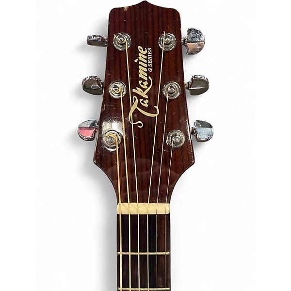 Used Takamine EG-330OHC Trans Brown Acoustic Electric Guitar