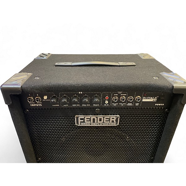 Used Fender Rumble 60 60W 1x12 Bass Combo Amp
