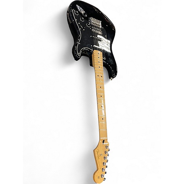 Used Fender Player Stratocaster HSS Black Solid Body Electric Guitar