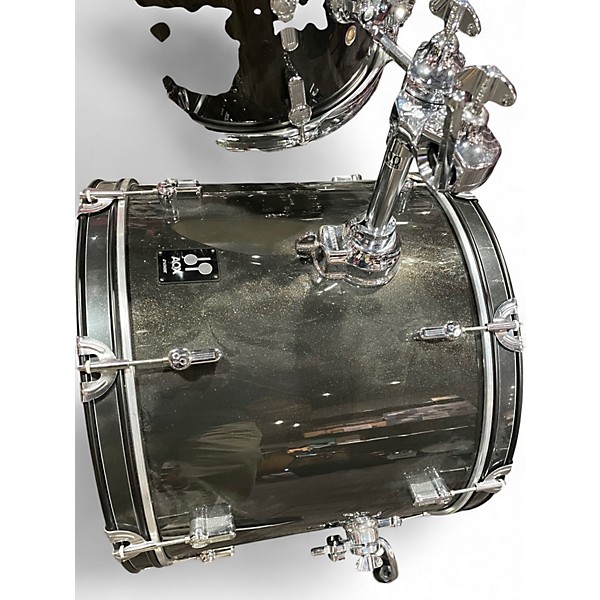 Used Sonare 5 Piece AQX5 DKGRN Drum Kit