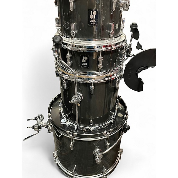 Used Sonare 5 Piece AQX5 DKGRN Drum Kit
