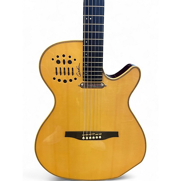 Used Godin Multiac Spectrum Series Natural Acoustic Electric Guitar