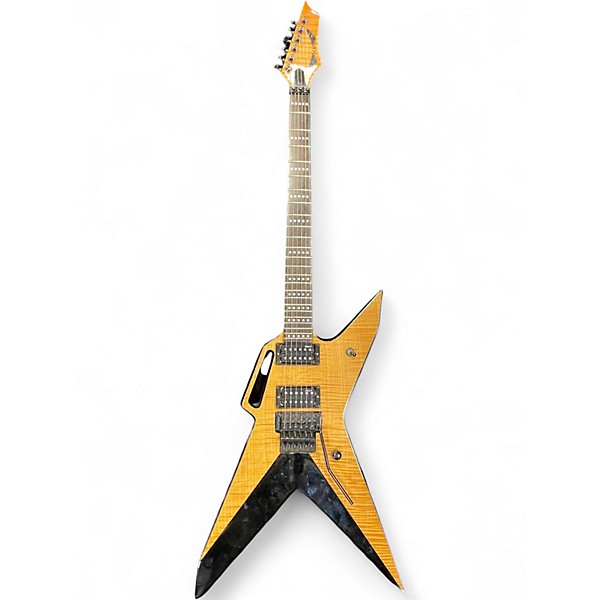 Used Dean Bathory natural flame top Solid Body Electric Guitar