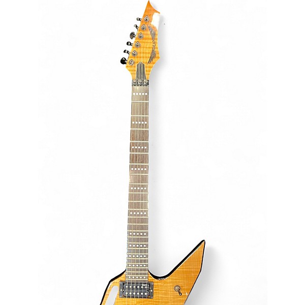 Used Dean Bathory natural flame top Solid Body Electric Guitar