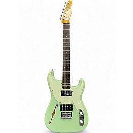 Used 2011 Fender Pawn Shop '72 Stratocaster Surf Green Hollow Body Electric Guitar