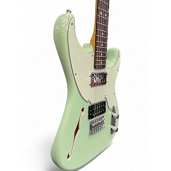 Used 2011 Fender Pawn Shop '72 Stratocaster Surf Green Hollow Body Electric Guitar