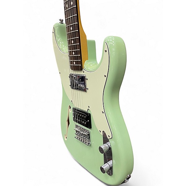 Used 2011 Fender Pawn Shop '72 Stratocaster Surf Green Hollow Body Electric Guitar