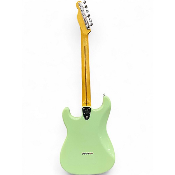 Used 2011 Fender Pawn Shop '72 Stratocaster Surf Green Hollow Body Electric Guitar