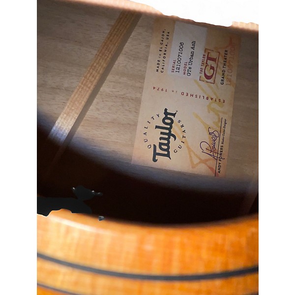 Used Taylor GTE URBAN ASH Acoustic Electric Guitar