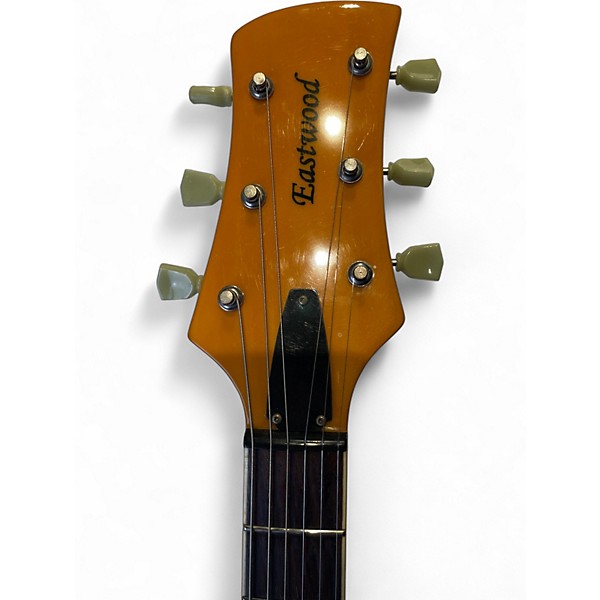 Used Eastwood Sidejack Deluxe Butterscotch Solid Body Electric Guitar